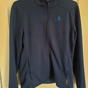 Salomon fleece size large blue